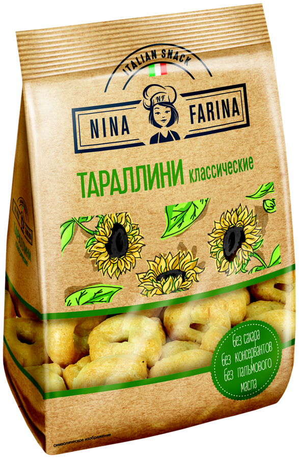 Тараллини NINA FARINA Классические, 180г, предпросмотр