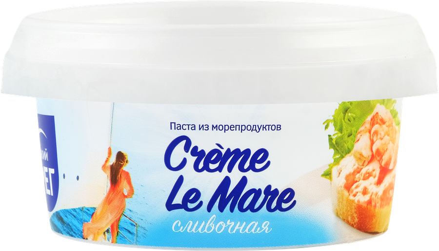 Паста из морепродуктов БАЛТИЙСКИЙ БЕРЕГ Creme le Mare сливочная, 150г, предпросмотр