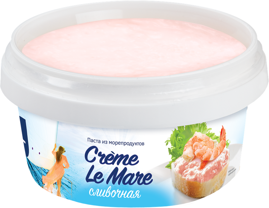 Паста из морепродуктов БАЛТИЙСКИЙ БЕРЕГ Creme le Mare сливочная, 150г, предпросмотр