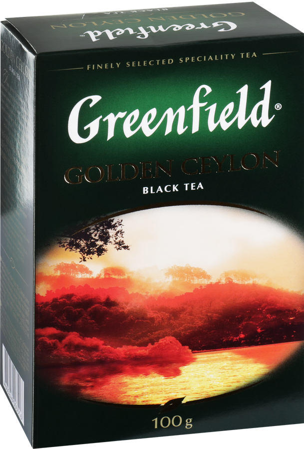 Чай черный GREENFIELD Golden Ceylon листовой, 100г, предпросмотр