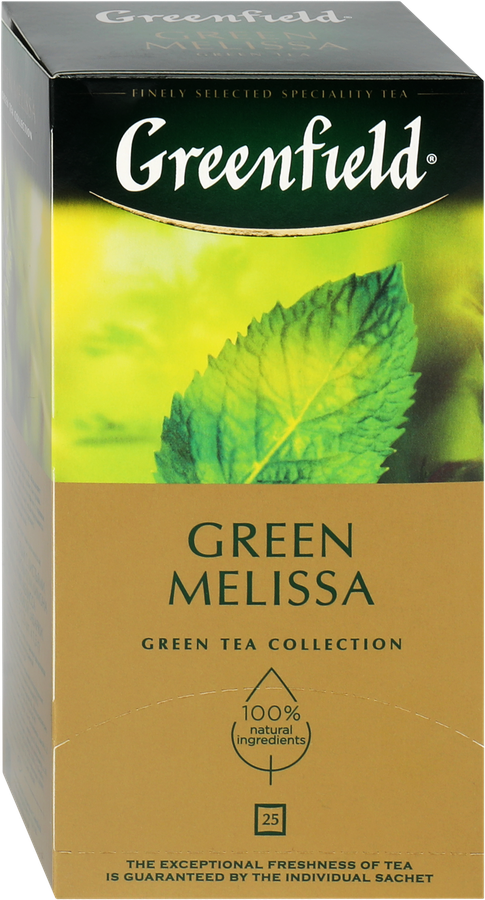 Чай зеленый GREENFIELD Green Melissa, 25пак, предпросмотр