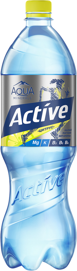Напиток AQUA MINERALE Active Цитрус со вкусом лимона, 1л, предпросмотр