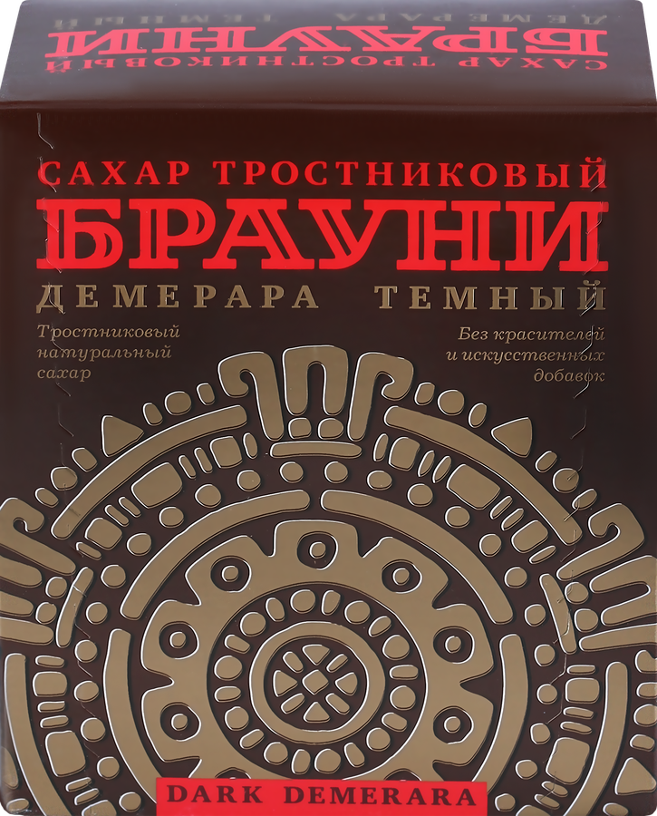 Сахар тростниковый БРАУНИ Лайт коричневый кусковой, 500г, превью
