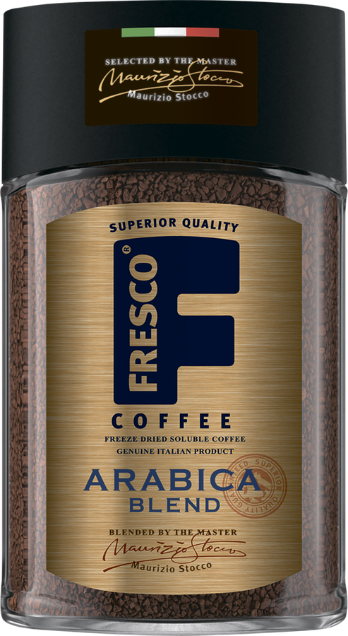 Кофе растворимый FRESCO Arabica Blend натуральный сублимированный, ст/б, 100г, предпросмотр