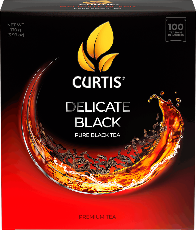 Чай черный CURTIS Delicate Black, 100пак, предпросмотр