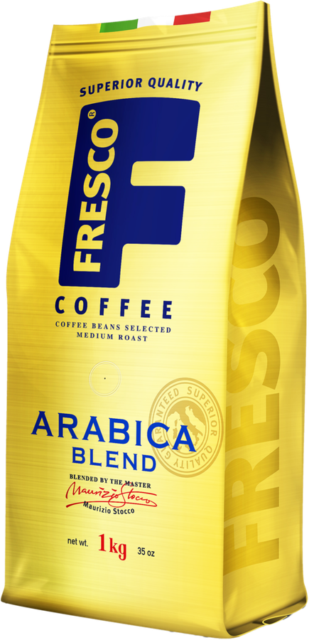 Кофе зерновой FRESCO Arabica Blend натуральный средняя обжарка, 1кг, превью