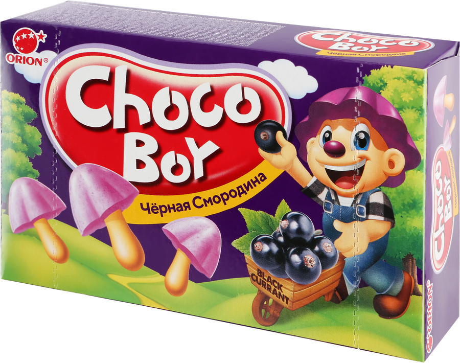 Печенье ORION Choco Boy Black Currant, 45г, предпросмотр