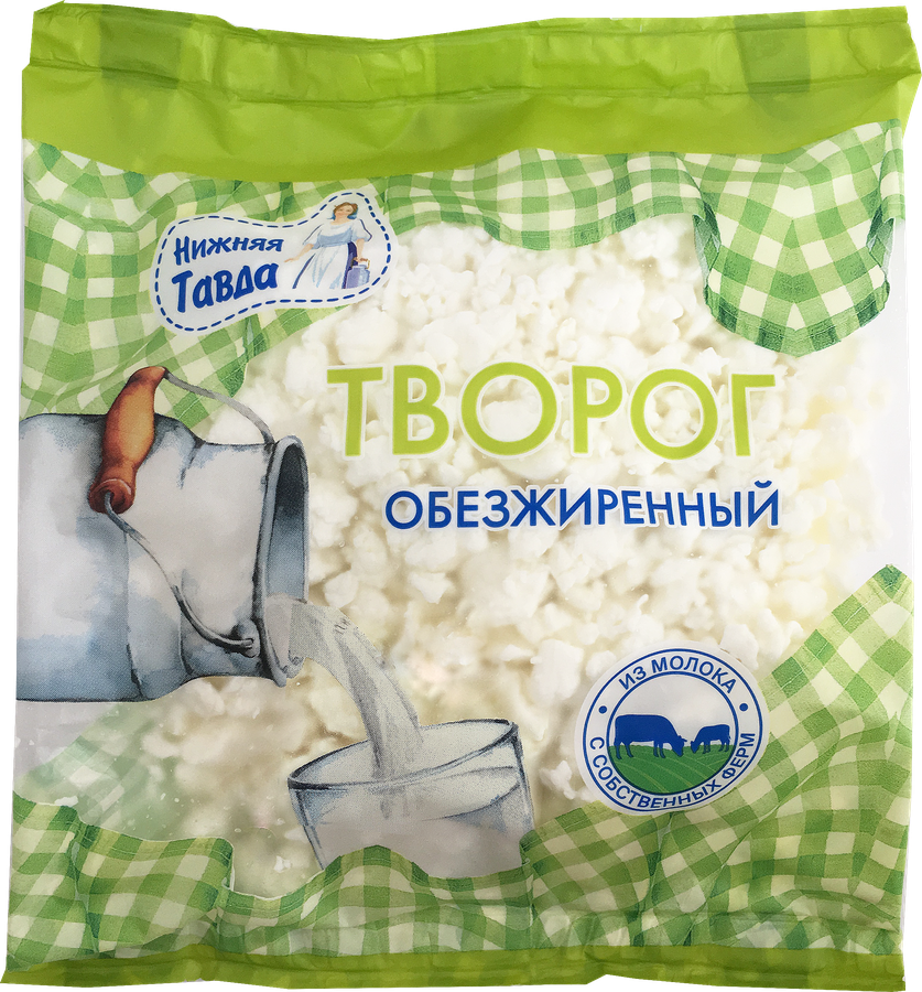 Творог НИЖНЯЯ ТАВДА обезжиренный, без змж, 300г, превью