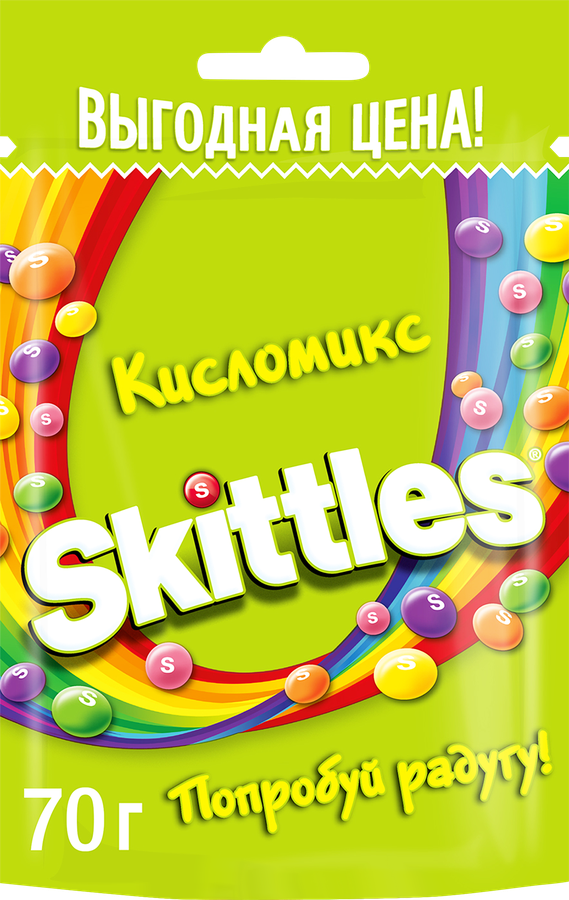 Драже SKITTLES Кисломикс, 70г, предпросмотр