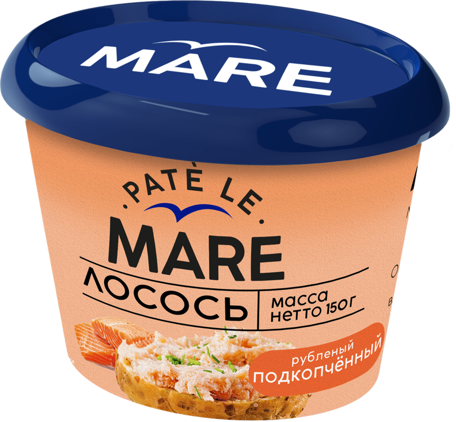 Лосось рубленый БАЛТИЙСКИЙ БЕРЕГ Pate Le Mare подкопченный,150г, превью