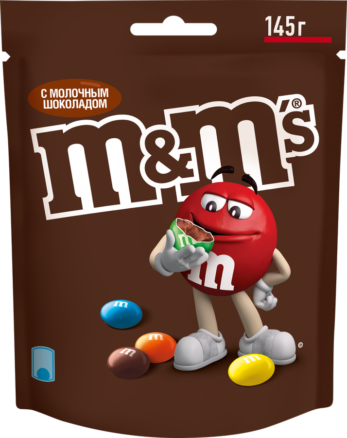 Драже M&M'S Шоколад, 145г, предпросмотр