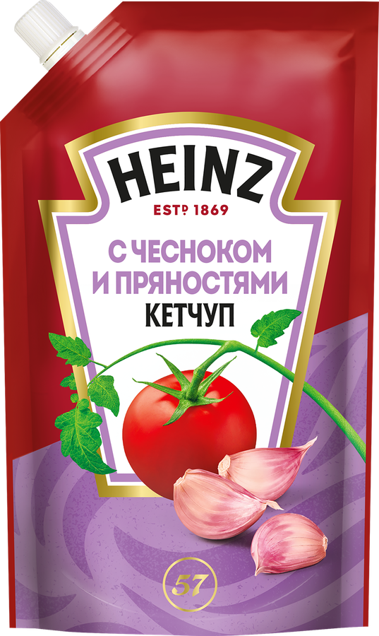 Кетчуп HEINZ с чесноком и пряностями, 320г, предпросмотр