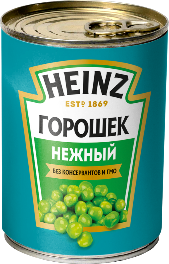 Горошек зеленый HEINZ Нежный, из мозговых сортов, 400г, предпросмотр