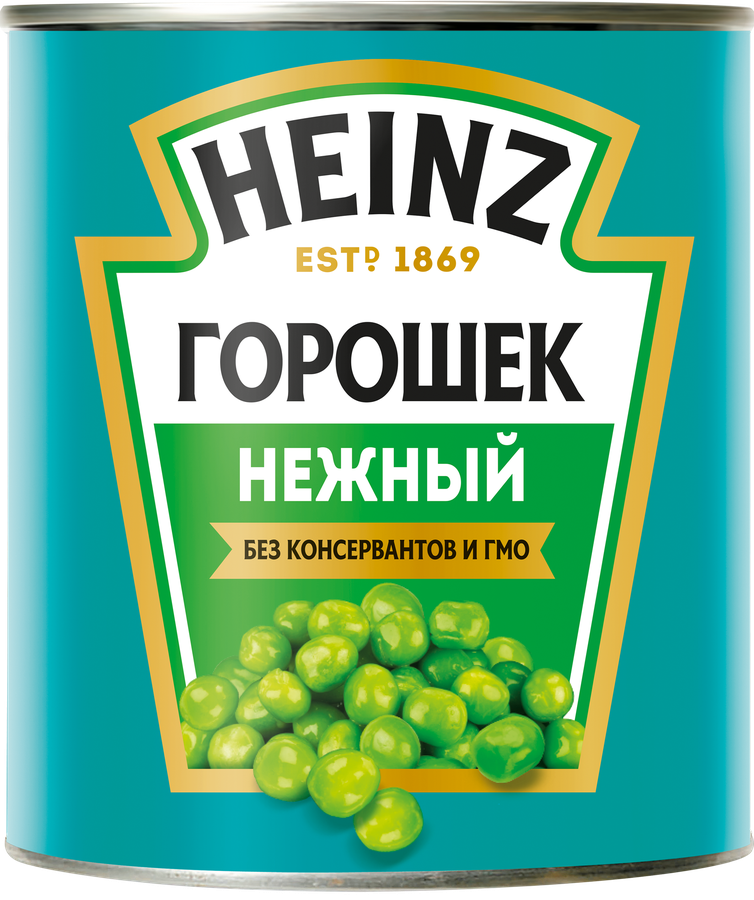 Горошек зеленый HEINZ Нежный, из мозговых сортов, 400г, превью