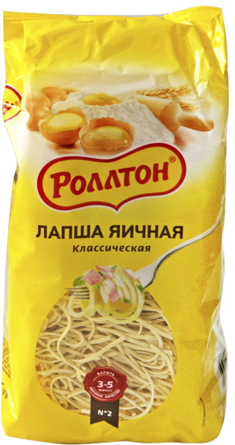 Лапша яичная РОЛЛТОН Классическая группа В высший сорт, 400г, предпросмотр