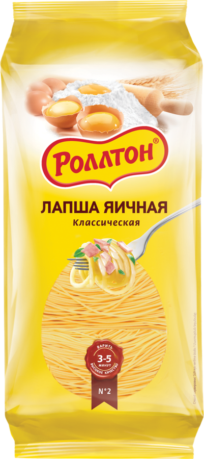 Лапша яичная РОЛЛТОН Классическая группа В высший сорт, 400г, предпросмотр