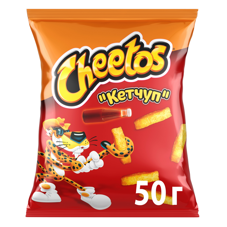 Снеки кукурузные CHEETOS Кетчуп, 50г, предпросмотр