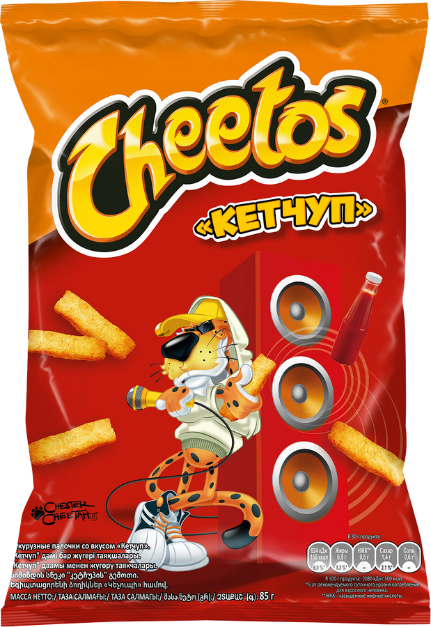 Снеки кукурузные CHEETOS Кетчуп, 50г, превью