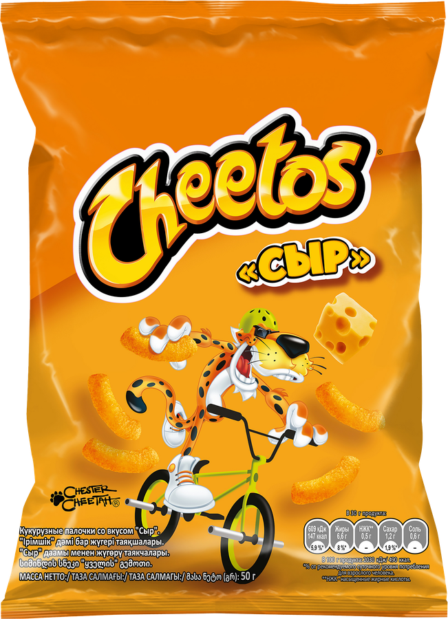 Снеки кукурузные CHEETOS Сыр, 50г, превью