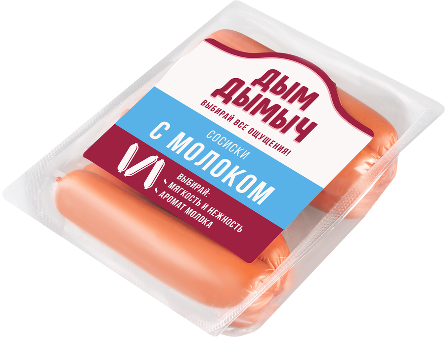 Сосиски ДЫМ ДЫМЫЧ с молоком, 350г, предпросмотр