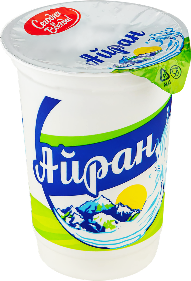Айран СЕГОДНЯ И ВСЕГДА 2%, без змж, 200г, предпросмотр