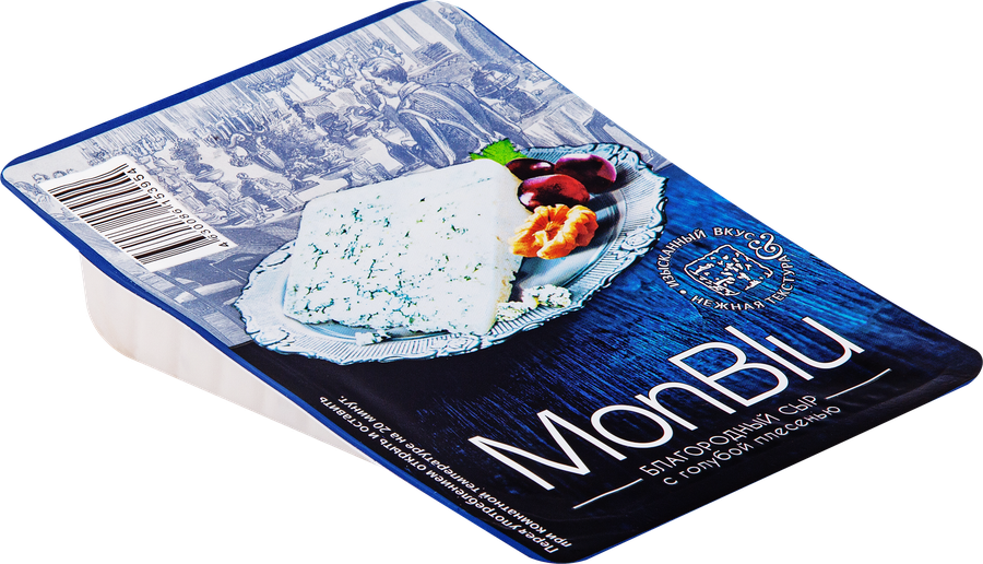 Сыр MONBLU с голубой благородной плесенью 50%, без змж, 100г, предпросмотр
