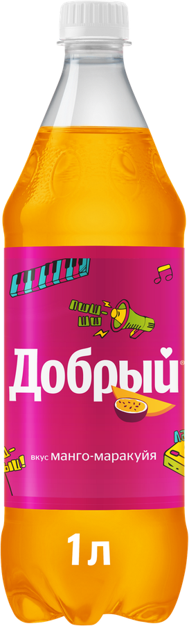 Напиток ДОБРЫЙ Манго, маракуйя сильногазированный, 1л, предпросмотр
