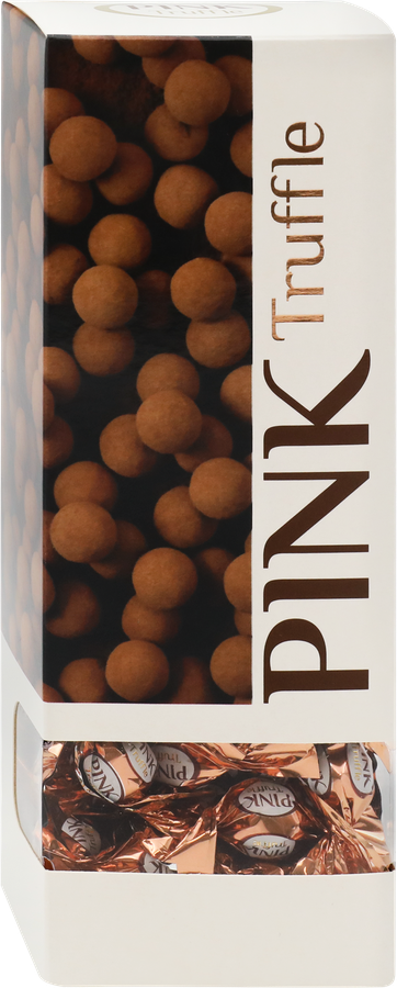 Конфеты глазированные PINK Truffle с комбинированными кремовыми начинками, 163г, превью