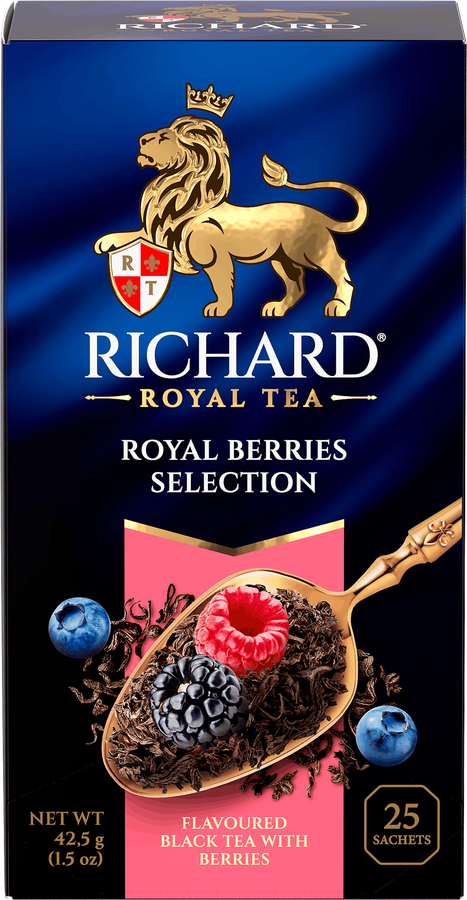 Чай черный RICHARD Royal Berries Selection арома, 25пак, превью