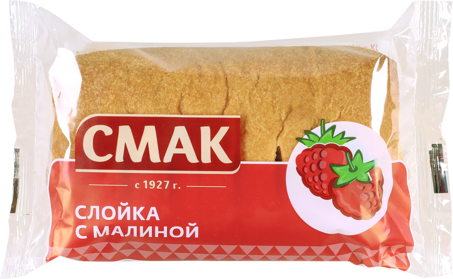 Слойка СМАК с малиной, 90г, предпросмотр