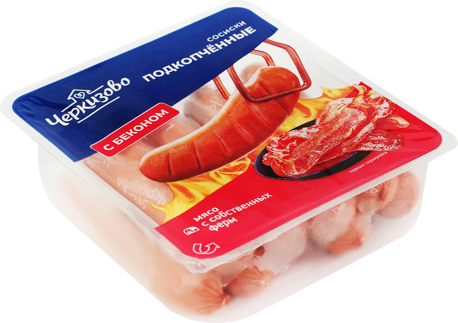 Сосиски ЧЕРКИЗОВО Подкопченные, 400г, превью