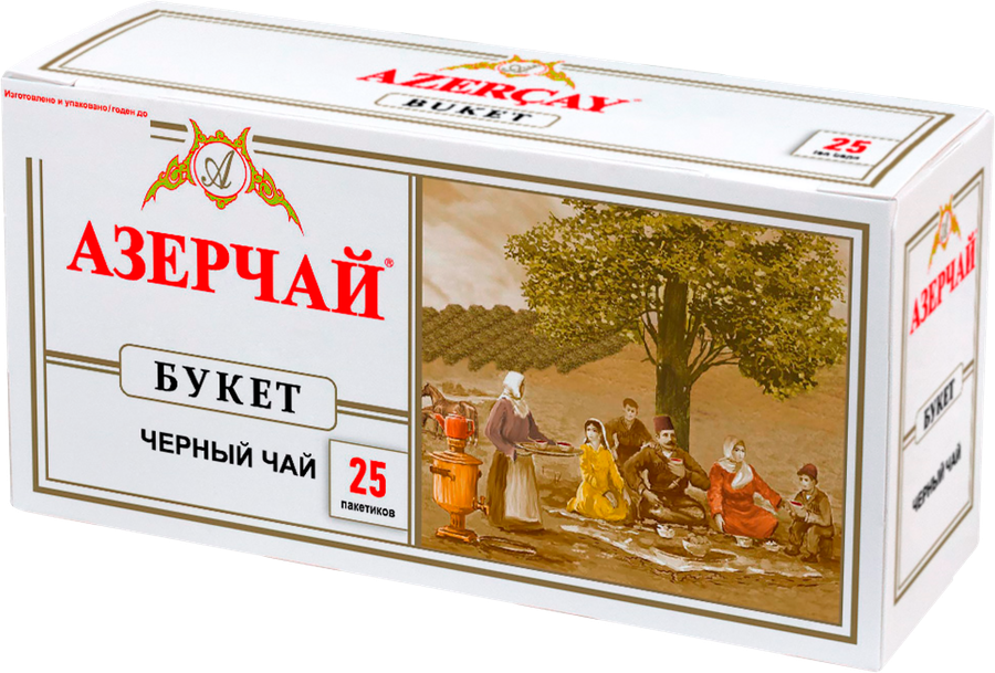 Чай черный АЗЕРЧАЙ Байховый букет, 25пак, предпросмотр