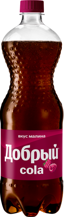 Напиток ДОБРЫЙ Кола Малина сильногазированный, 1л, превью