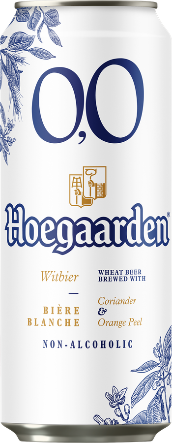 Напиток пивной безалкогольный HOEGAARDEN 0,0, 0.33л, превью