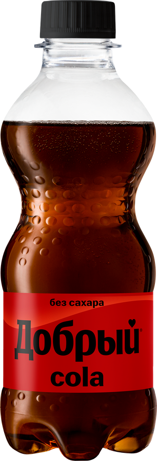 Напиток ДОБРЫЙ Кола без сахара сильногазированный, 0.3л, превью
