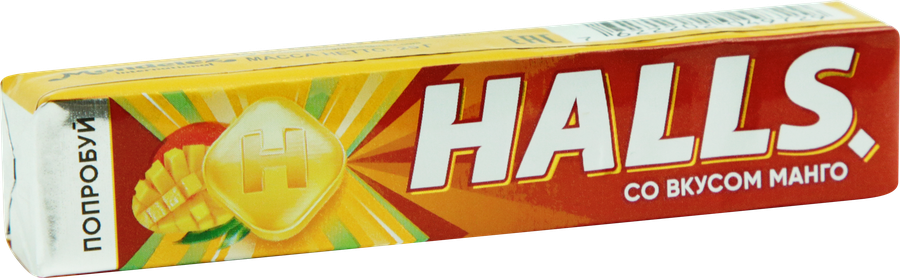 Карамель леденцовая HALLS Манго, 25г, предпросмотр