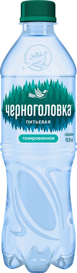 Вода питьевая ЧЕРНОГОЛОВСКАЯ газированная, 0.5л, превью