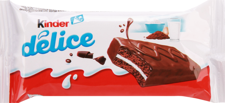 Пирожное бисквитное KINDER Delice с молочной начинкой, 39г, предпросмотр