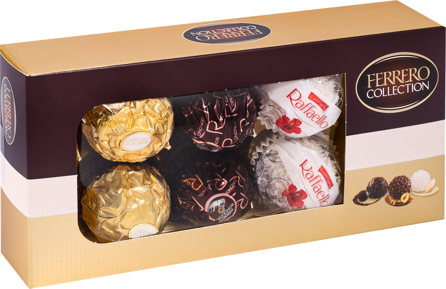 Конфеты FERRERO ROCHER Коллекция Т6, 64,8г, предпросмотр