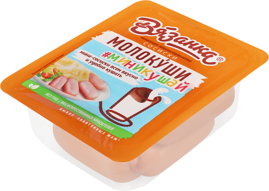 Сосиски ВЯЗАНКА Молокуши миникушай, 330г, предпросмотр