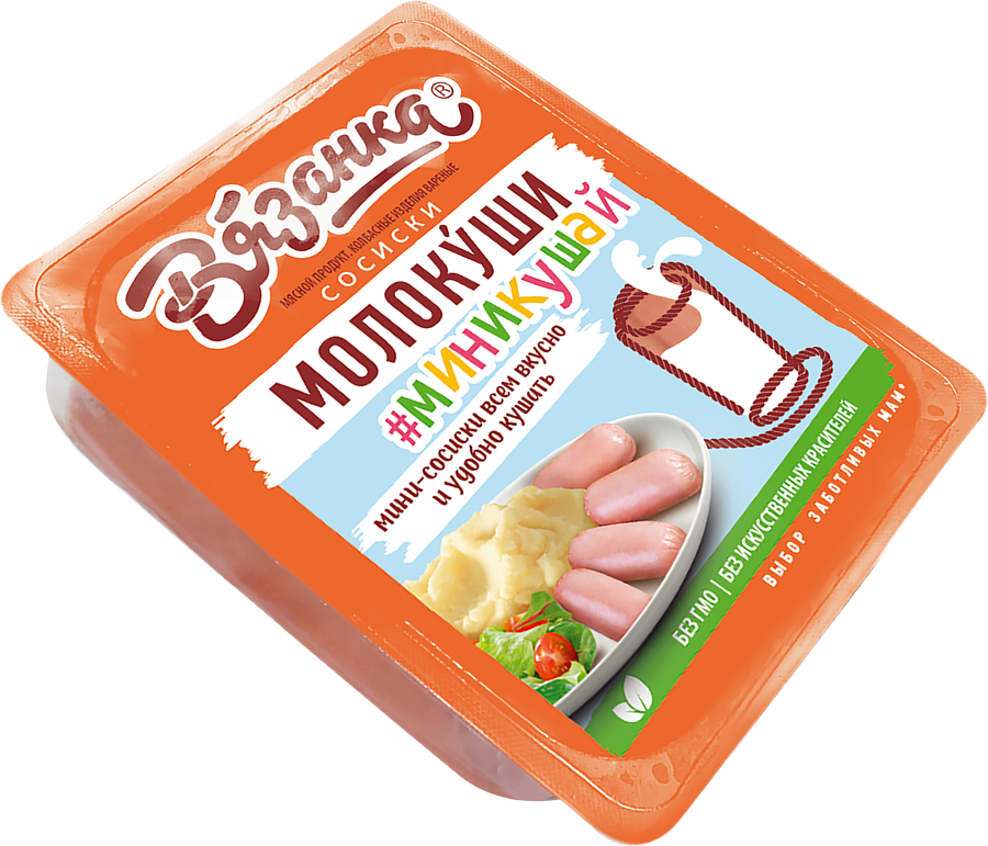 Сосиски ВЯЗАНКА Молокуши миникушай, 330г, превью