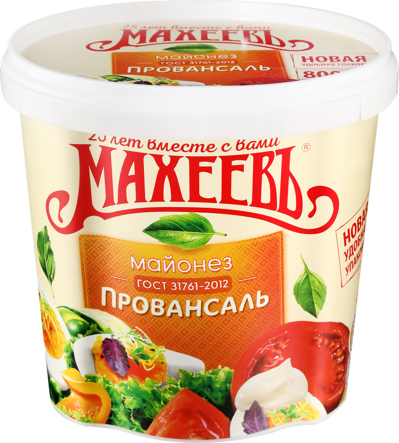 Майонез МАХЕЕВЪ Провансаль 50,5%, 820мл, превью