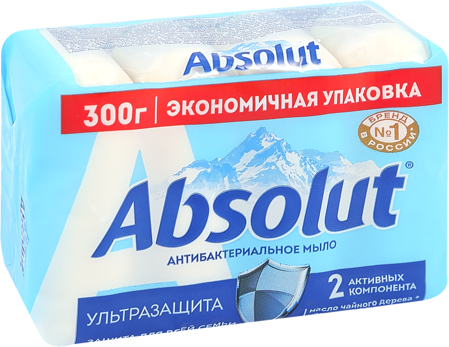 Туалетное мыло ABSOLUT FitoGuard с экстрактом алоэ, 300г, превью