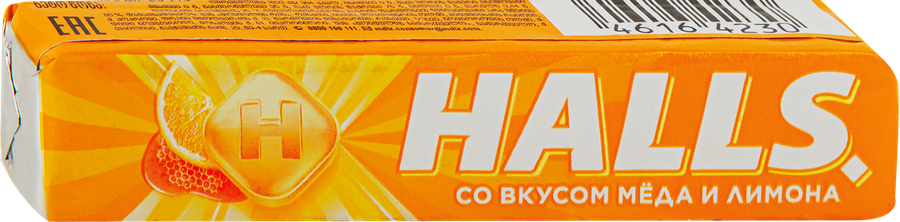Карамель леденцовая HALLS Мед и лимон, 25г, превью