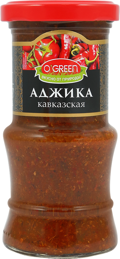 Аджика O`GREEN Кавказская, 190г, предпросмотр