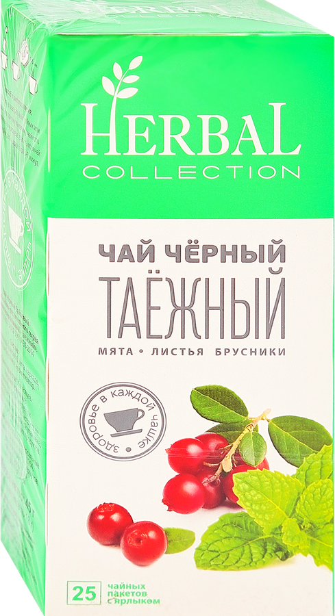 Чай черный ХЭРБАЛ КОЛЛЕКШН Таежный, 25пак, превью