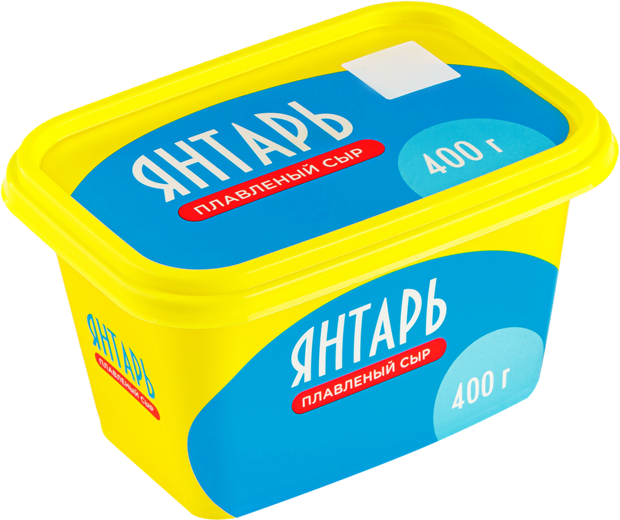 Сыр плавленый Янтарь, 400г, предпросмотр