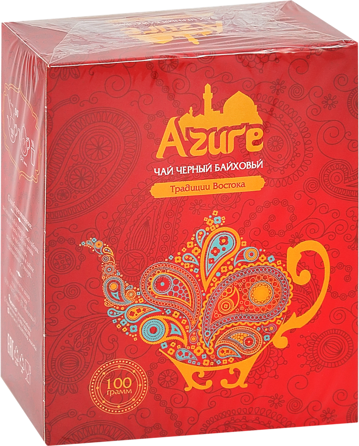 Чай черный АЗУР среднелистовой, 100г, превью