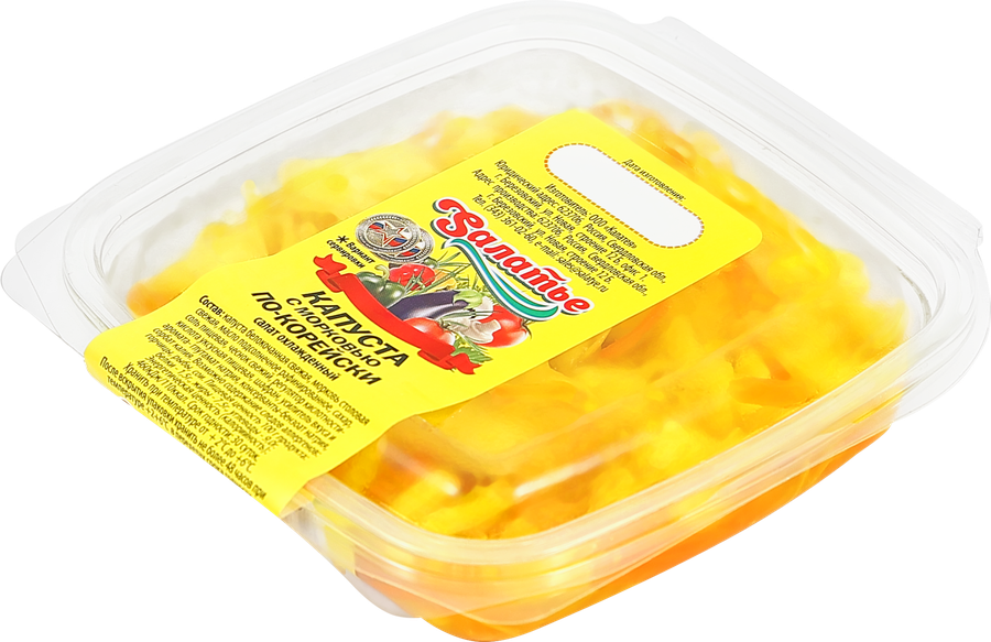 Капуста По-корейски, с морковью, 200г, предпросмотр