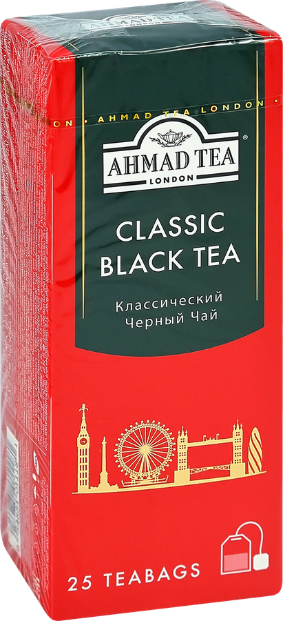 Чай черный AHMAD TEA Классический, 25пак, превью